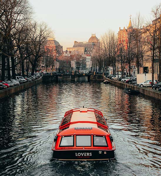 Amsterdam canal boat cruise
