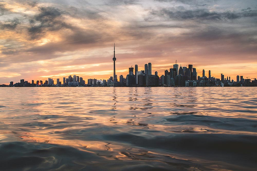 Toronto city skyline